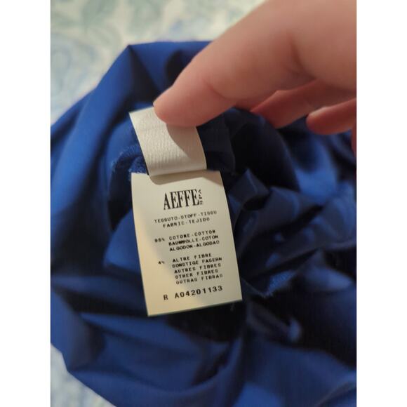 Moschino Cheap and Chic Blue Ruffle Pleated Sleeveless Dress - Picture 4 of 5